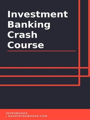 cover image of Investment Banking Crash Course